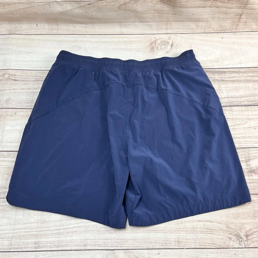 Rhone Drawstring Shorts‎ Sz XLarge Navy Blue Athletic Activewear Running Gym 7 